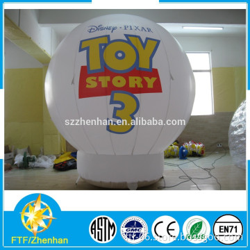 2015Popular and best sale commercial oxford cloth brand new inflatable ground balloon